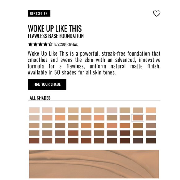 NEW IL MAKIAGE Woke Up Like This Flawless Base Foundation Shade 95 30ml 1FL oz - Picture 4 of 7